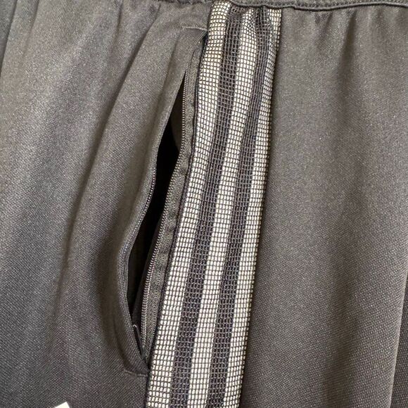Adidas Aeroready Black Athletic Training Three Stripes Jogger Pants Medium - Picture 8 of 8